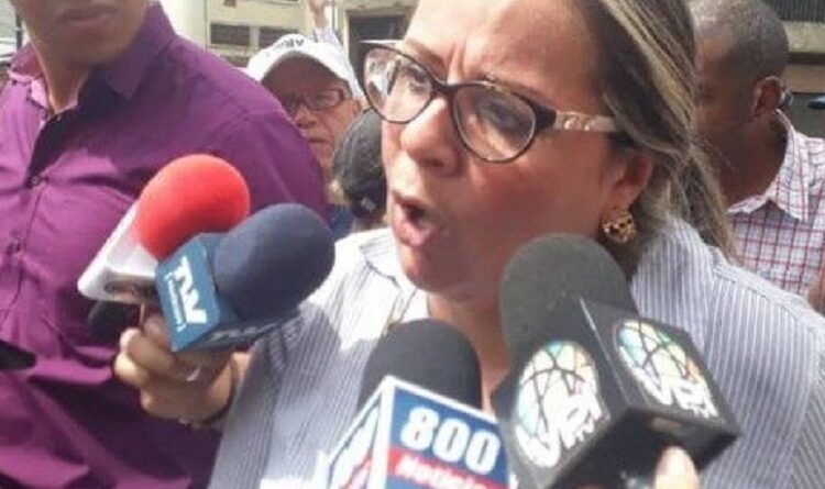 Griselda Sánchez, vocera del sindicato de maestro