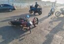 Lesionado motorizado tras comisión con un vehículo en Carirubana