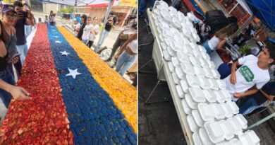 Prepararon la torta más grande de Venezuela para los niños de La Guaira y Caracas tras los terremotos