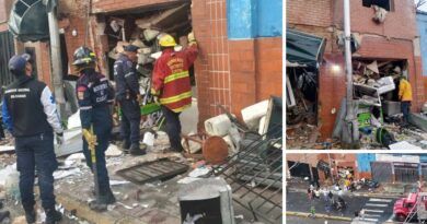 Dos heridos por deflagración de bombona de gas en un local al oeste de Caracas