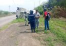Volcó gandola en la Morón-Coro