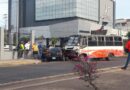 Lesionado conductor en choque de vehículos en Coro