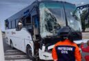 Dos lesionados en choque de bus contra objeto fijo en Punta Cardón