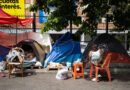 Torrencial aguacero afectó a familias refugiadas en carpas en las calles de Caracas
