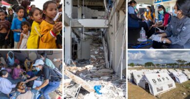 Más de medio centenar de muertos, 135 heridos y 5.000 evacuados en terremoto indonesio