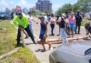 Vecinos trancaron la Morón-Coro en Tucacas por fallas eléctricas