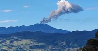 Servicio Geológico Colombiano advierte de incremento de actividad sísmica de volcán Puracé