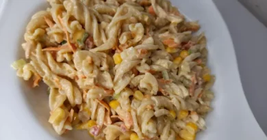 Ensalada Fría de pasta y atún