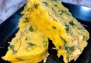 Polenta de pollo y espinaca