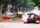 Tifón Saudel causa inundaciones en China
