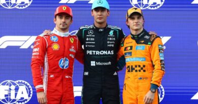 Russell logró la ‘pole’ y largará primero en Azerbaiyán