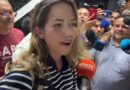 «Estoy aquí abriendo camino»: Claudia Macero fue recibida por una multitud en Maiquetía