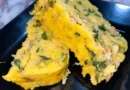 Polenta de pollo y espinaca