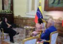 Dinorah Figuera se reunió con Delcy Rodríguez tras culminar tercera ronda del diálogo