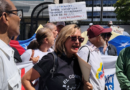 Jubilados y pensionados protestaron en Plaza Venezuela para exigir aumento de las pensiones