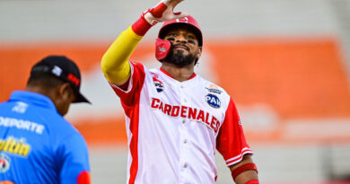Cardenales de Lara barrió a Tigres de Aragua y se afianzó en la cima de la Lvbp