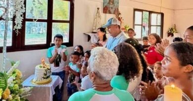 Poblado San Rafael de Tucacas honró a su patrono