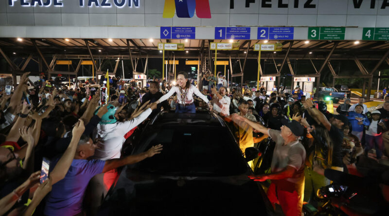 María Corina Machado prepara una gira por Venezuela para forjar un “acuerdo nacional” que impulse la transición