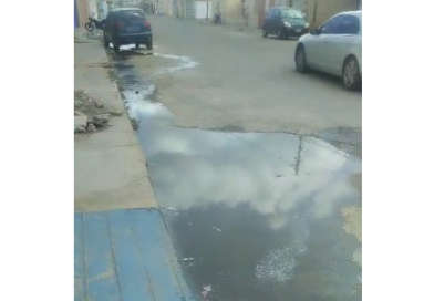 Ambulatorio de La Guinea inundado de aguas servidas